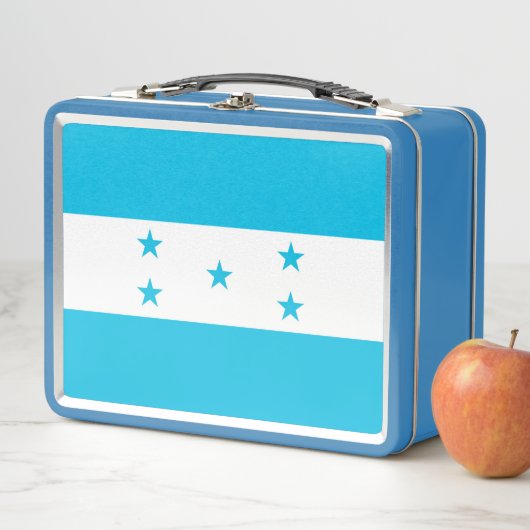 Metal Roestvrij Lunchbox met Honduras vlag (In situ)