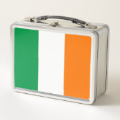 Metal Roestvrij Lunchbox met Ierse vlag (Voorkant)