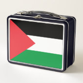 Metal Roestvrij Lunchbox met Palestijnse vlag (Voorkant)