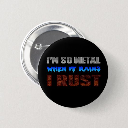 Metal Rust Button (Voorkant /achterkant)