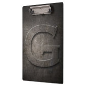 Metal Rustic G Monogram Klembord (Links)