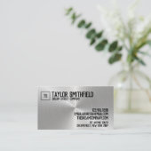 Metal Rustic Professional Visitekaartje (Staand voorkant)