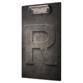 Metal Rustic R Monogram Klembord (Links)