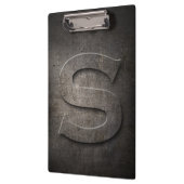 Metal Rustic S Monogram Klembord (Links)