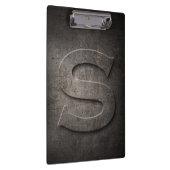 Metal Rustic S Monogram Klembord (Rechts)