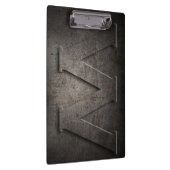 Metal Rustic W Monogram Klembord (Rechts)