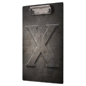 Metal Rustic X Monogram Klembord (Links)