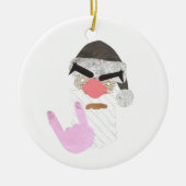 Metal Santa Ornament (Voorkant)