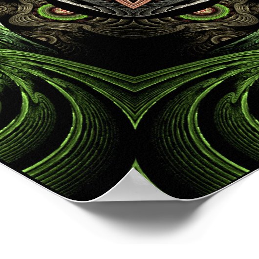 Metal Sculpture Mandala Poster (Hoek)