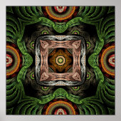 Metal Sculpture Mandala Poster (Voorkant)