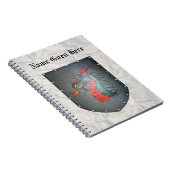 Metal Shield Dragon Light Grey Stone Notitieboek (Rechterzijde)