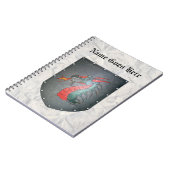 Metal Shield Dragon Light Grey Stone Notitieboek (Linkerzijde)