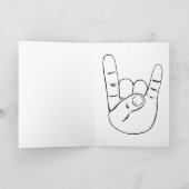 Metal Shield Verjaardag Kaart (Binnen)