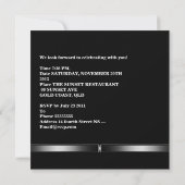 Metal Silver Mannen 40th Birthday Bronze Man Kaart (Achterkant)