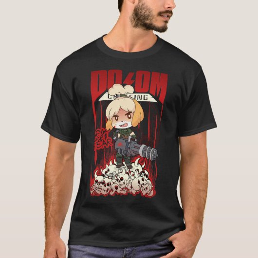 Metal Slayer Crossing Classic T-Shirt (Voorkant)