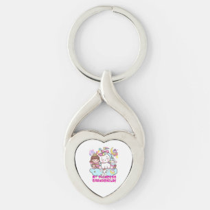 Metal Sleutelhanger mijn prinses kleindochter