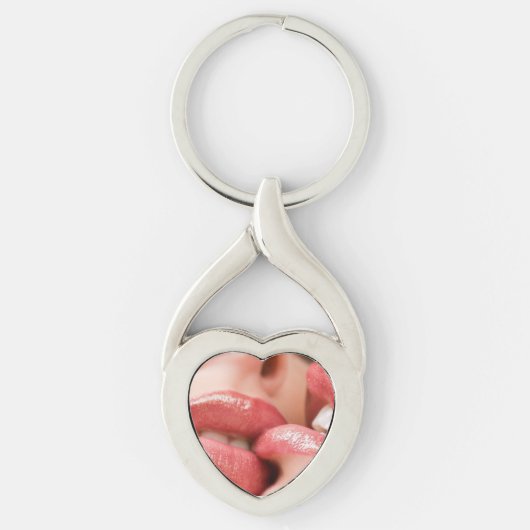 Metal Sleutelhanger-Schattigee Love Keyring Gift v Sleutelhanger (Voorkant)