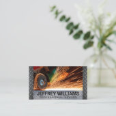 Metal Smith Cutting Metal | Lassen Rivets Staal Visitekaartje (Staand voorkant)