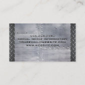 Metal Smith Cutting Metal | Lassen Rivets Staal Visitekaartje (Achterkant)