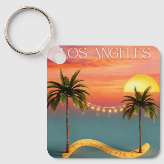 Metal Square Keychain (Voorkant)