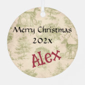 Metal Square Ornament (Achterkant)