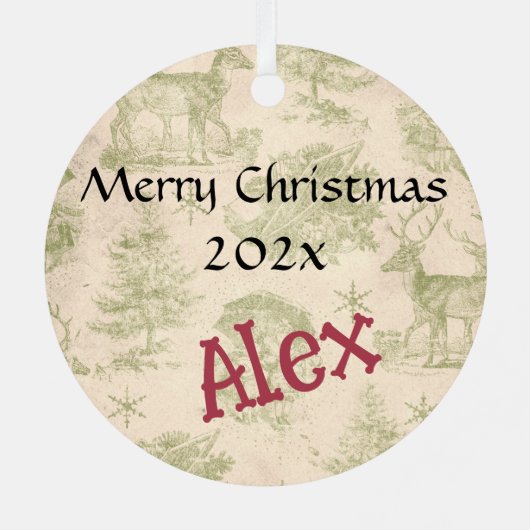 Metal Square Ornament (Achterkant)