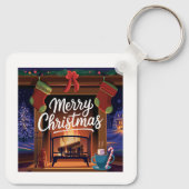 Metal Square Sleutelhanger (Achterkant)