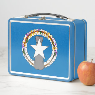 Metal Stainless Lunchbox - vlag Noordelijke Marian