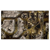 Metal Steampunk Stof (Fat Quarter)