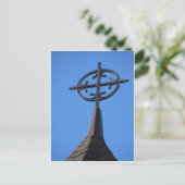 Metal Steeple Cross Briefkaart (Staand voorkant)