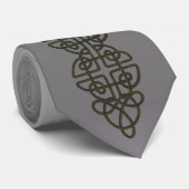 Metal Texture Celtic Strip Stropdas (Opgerold)