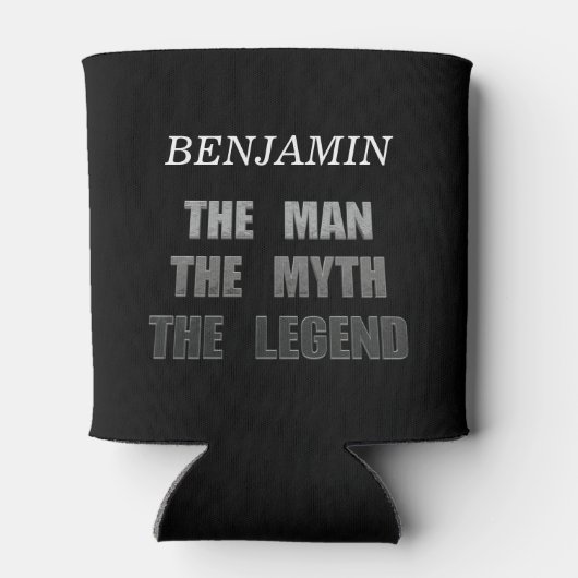 Metal The Man Myth Legend humor Blikjeskoeler (Achterkant)