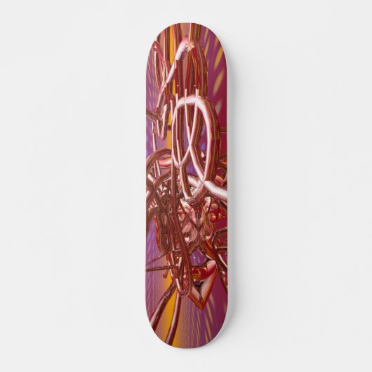 Metal Tubes Abstract - 02 Skateboard (Voorkant)