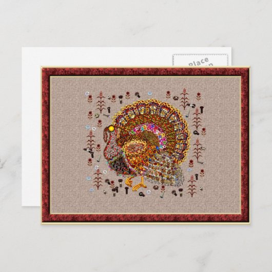 Metal Turkey Briefkaart (Voorkant / Achterkant)