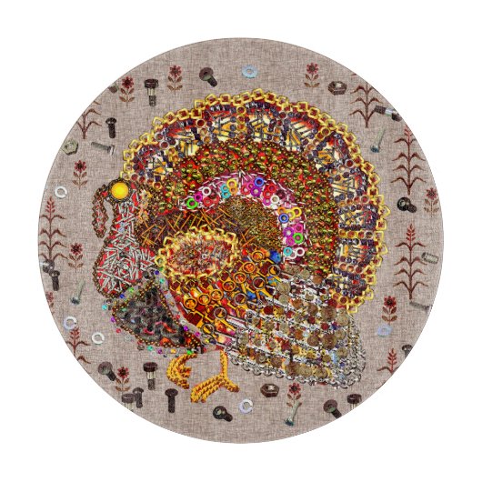 Metal Turkey Snijplank (Voorkant)