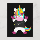 Metal Unicorn Briefkaart (Voorkant)