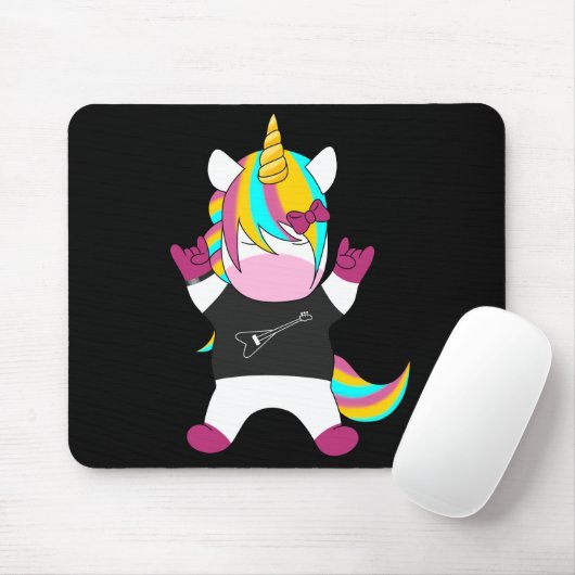 Metal Unicorn Muismat (Met muis)