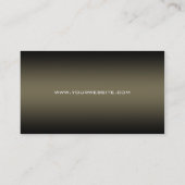 Metal Visitekaartje Khaki Green Header (Achterkant)