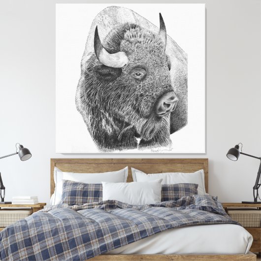 Metal Wall Art Canvas Afdruk (Insitu (Slaapkamer))