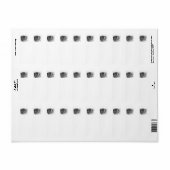 Metal Wall Art Etiket (Full Sheet)