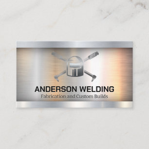 Metal Welder Logo Visitekaartje