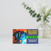 Metal Work Services | Metal Fabrication & Welding Visitekaartje (Staand voorkant)