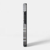 Metal Zilveren Hoestelcase iPhone Hoesje (Linkerkant)