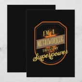 Metalarbeider Kaart (Voorkant / Achterkant)