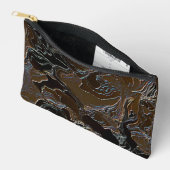 Metalbruine camouflage etui (Open)