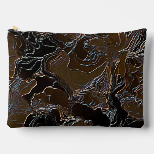 Metalbruine camouflage etui (Voorkant)