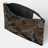Metalbruine camouflage etui (Open)