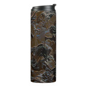 Metalbruine camouflage thermosbeker (Gedraaid links)