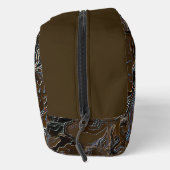 Metalbruine camouflage toilettasje (Rechts)