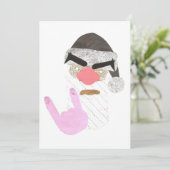 Metale kerstuitvindingen kaart (Staand voorkant)